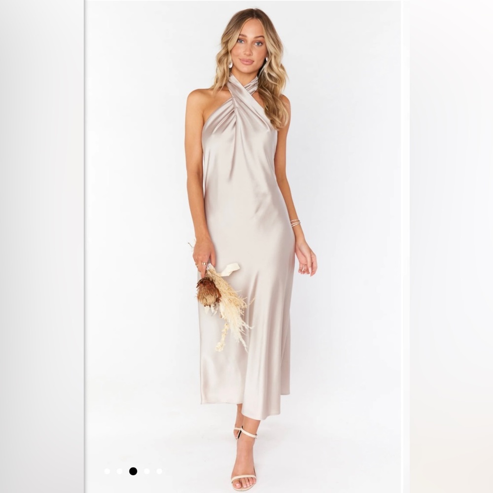 Jasmine Halter Midi Dress